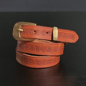 Ladies Belt, Full Grain Leather - Brown