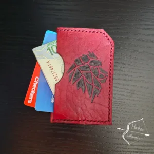 Card Holder - Full Grain - Red Brown